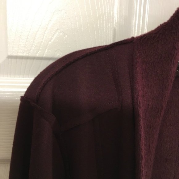French Laundry Plum Colored, Super Soft Cardigan - Picture 6 of 9